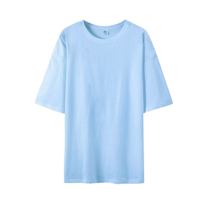G-8801 - T-shirts - Light Blue - 100% Cotton - 200 gsm - S,M,L,XL,2XL,3XL