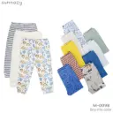 سراويل أطفال طقم 3 قطع ألوان ونقشات مشكلة مكس (M009B)