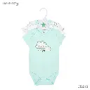 Bodysuit short sleeves 3pcs set (3B218) sizes: 0-3/3-6/6-9 Months