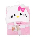 Baby Hooded Blanket Girl 76*102 cm (05052) 76*102 cm