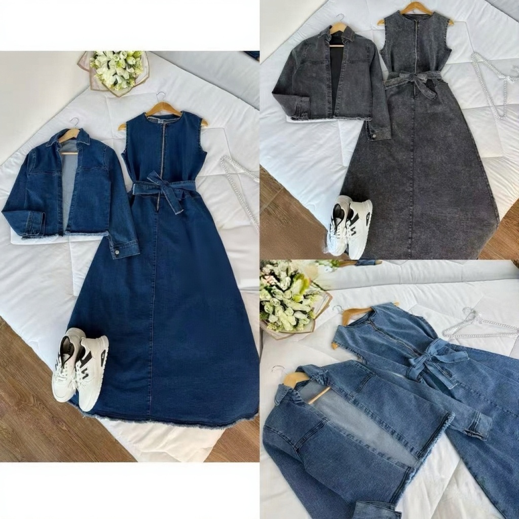 Jeans Set 2 pcs M-L-XL (D499)