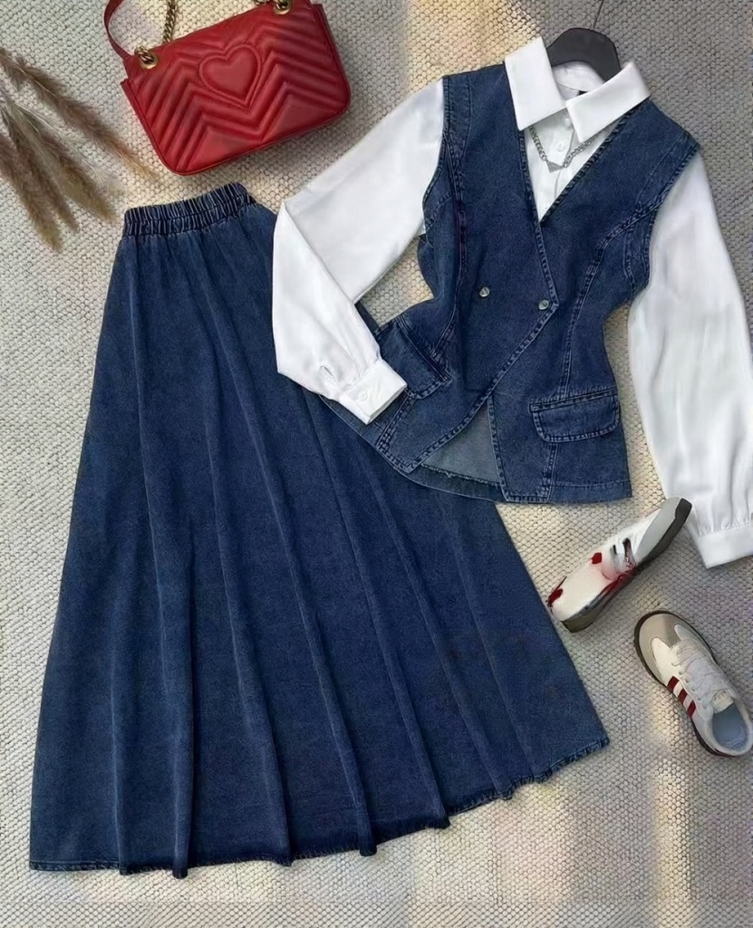 Jeans Set 3 pcs M-L-XL (D282)