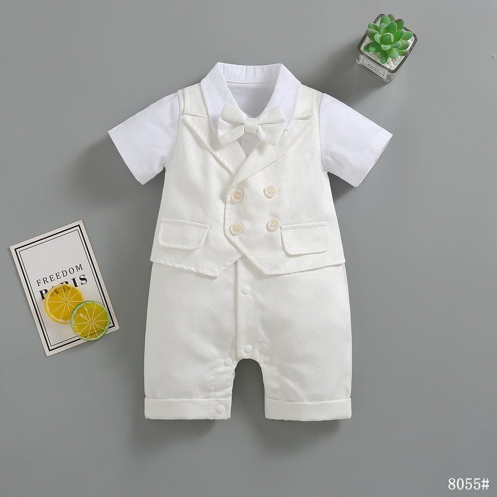 8055 - White - 1-3/3-6/6-9/9-12/12-18 months - 100%viscose