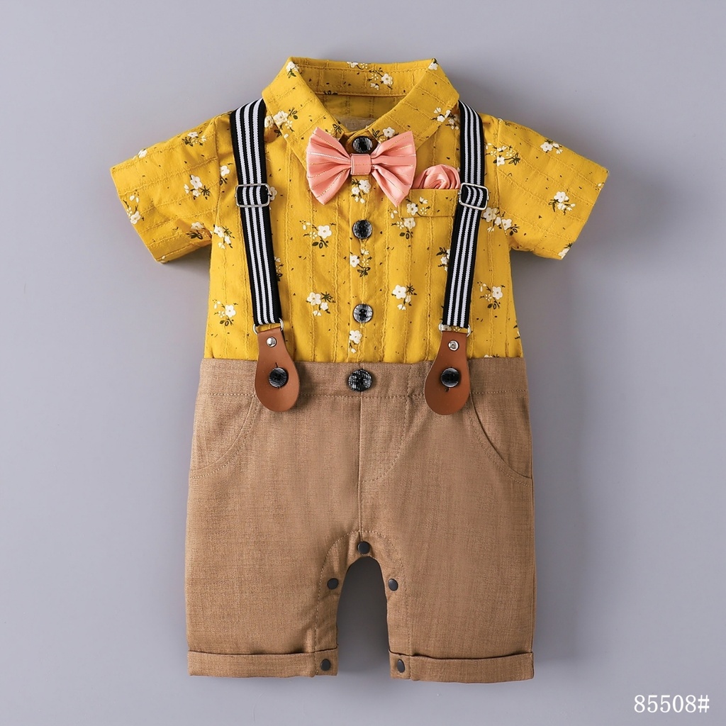 85508 - Yellow/Brown - 1-3/3-6/6-9/9-12/12-18 months - 100%viscose