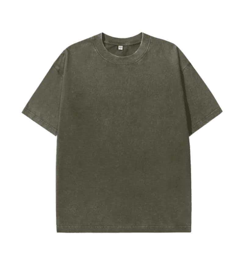 Men  T-shirts - Militiry Green - S,M,L,XL,2XL,3XL, 4XL,5Xl - (240 gsm) - 100% Cotton
