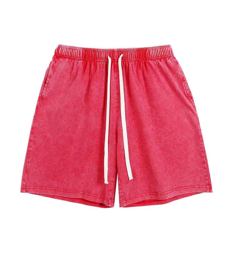 Short Pant - Red - S,M,L,XL,2XL,3XL, 4XL,5Xl - (240 gsm) - Cotton 80%, Fiber 20%
