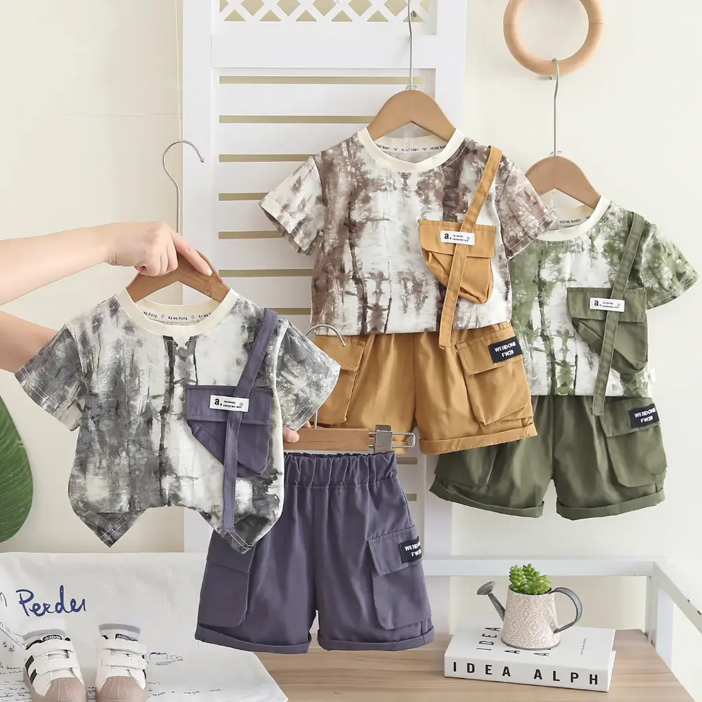 Boys set 2 pieces  (X18) 2-6 years cotton shorts