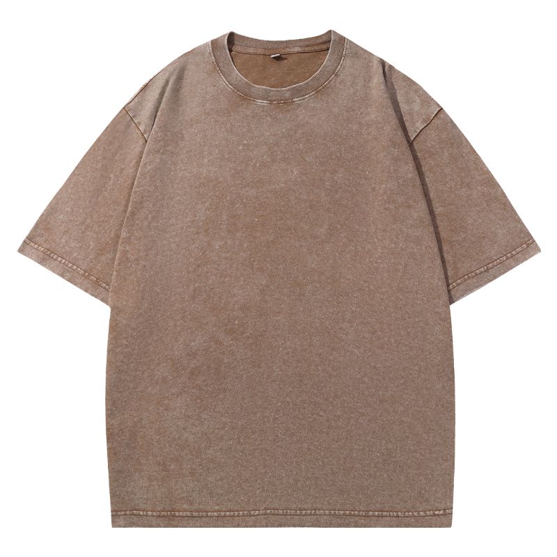 X8801 - Unisex Oversize T-shirts - coffee - 100% Cotton - 230 gsm - S,M,L,XL,2XL,3XL,4XL,5XL 