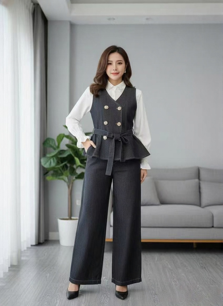 Jeans Dress - M-L-XL - Light and Dark color