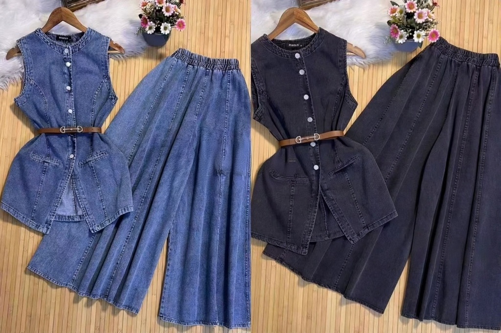 Jeans Set 2 pcs M-L-XL (D252)