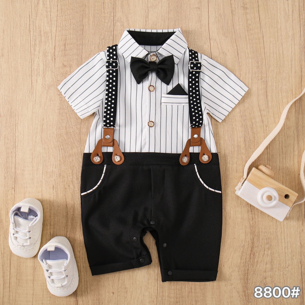 8800 - Striped White/Black - 1-3/3-6/6-9/9-12/12-18 months - 100%viscose