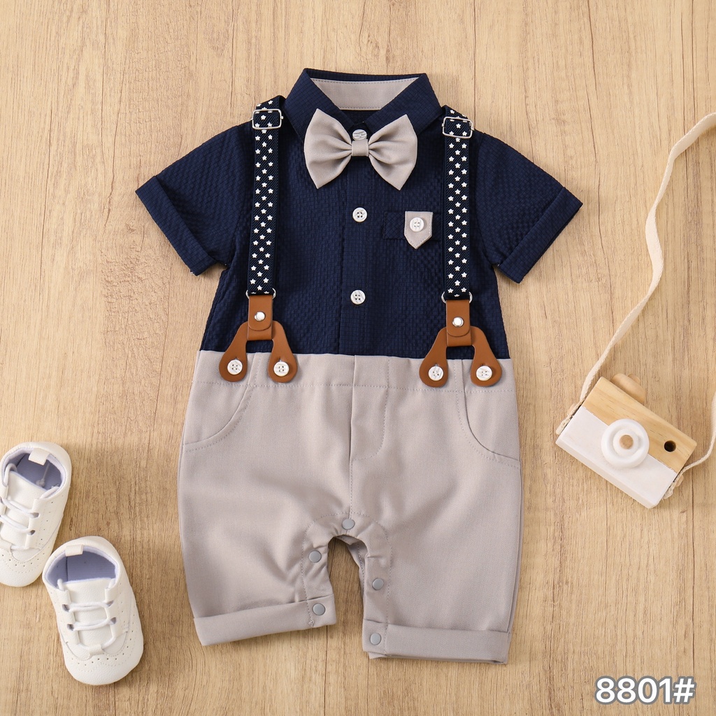 8801 - Blue/Grey - 1-3/3-6/6-9/9-12/12-18 months - 100%viscose