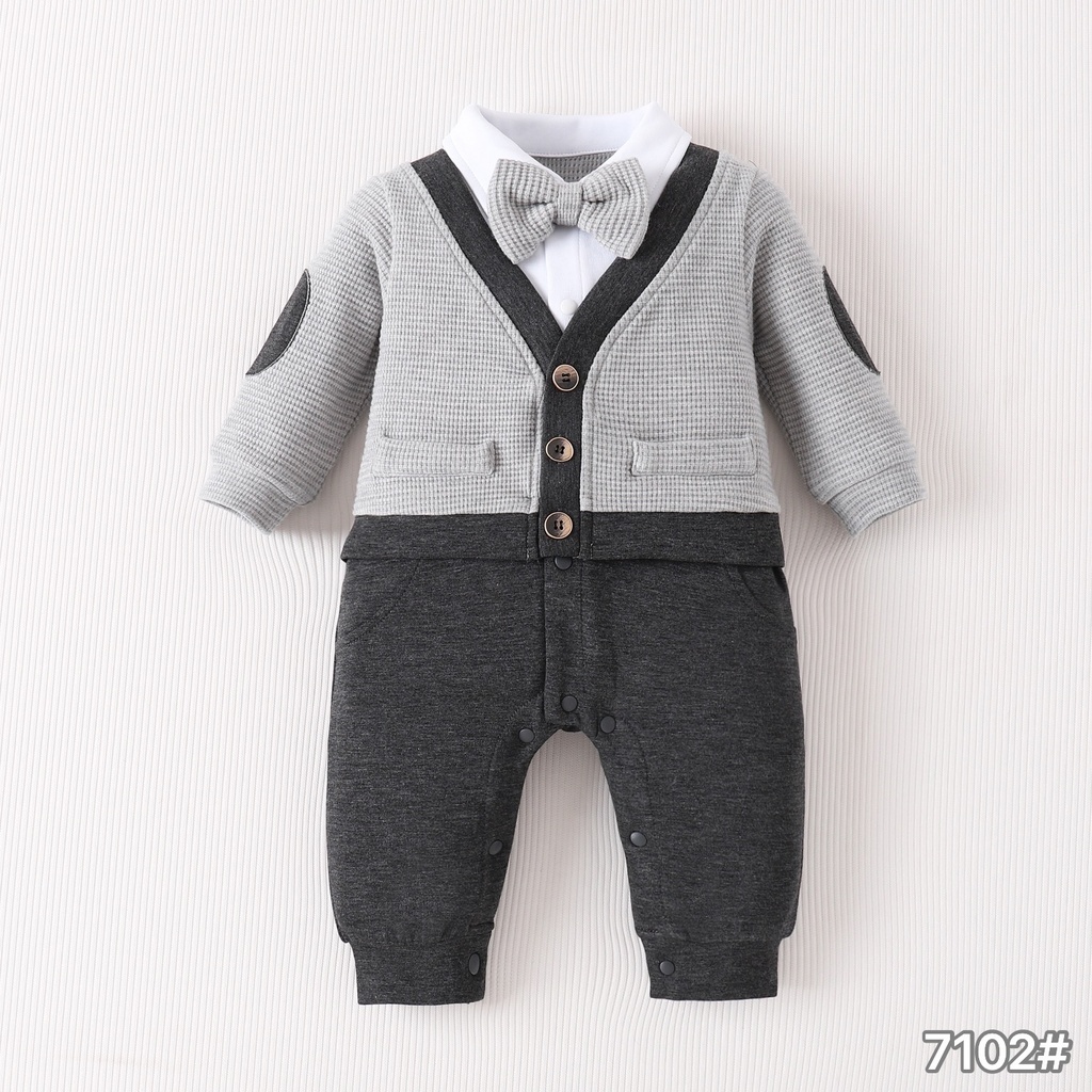 7102 - Silver/Grey -1-3/3-6/6-9/9-12/12-18 months - 85%cotton 9%Polyester 6%Spandex (copy)