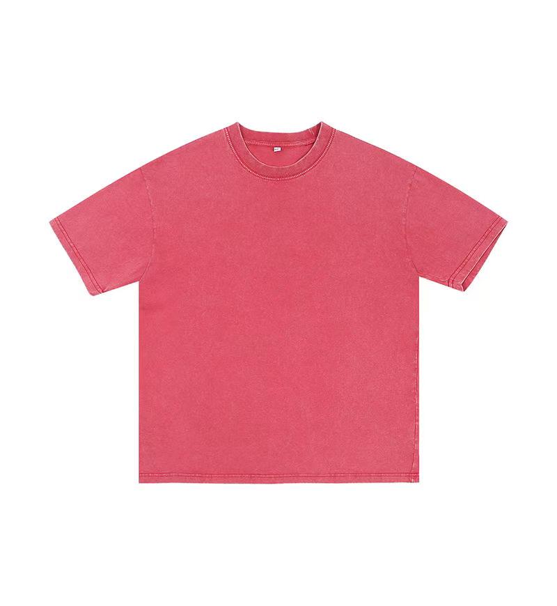 Men  T-shirts - Red - S,M,L,XL,2XL,3XL, 4XL,5Xl - (240 gsm) - 100% Cotton